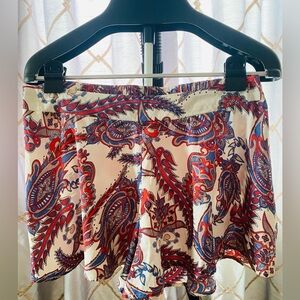 Charlotte Russe Paisley Shorts